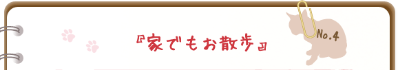 『家でもお散歩』