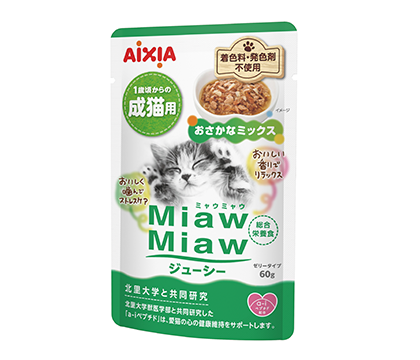 №317 猫おやつ ミャウミャウ ジューシー かつお入り・おかか入り 全18-