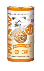 MiawMiaw3P　ささみ入りまぐろ
